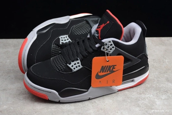 Retro 4 Jordan 408452-060 Bred 408452-060 1212